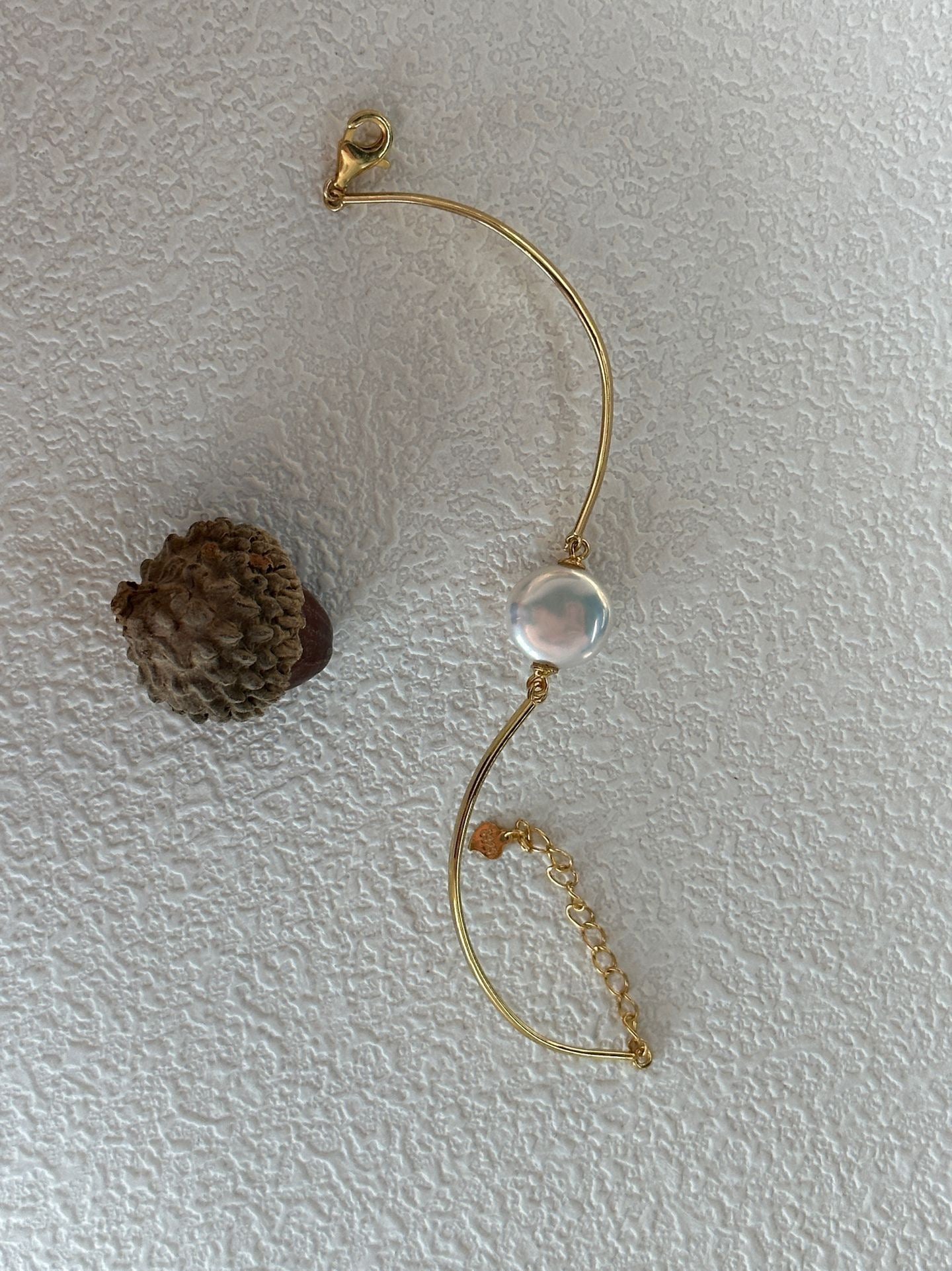 Lunaria Orbit Baroque Pearl Bracelet