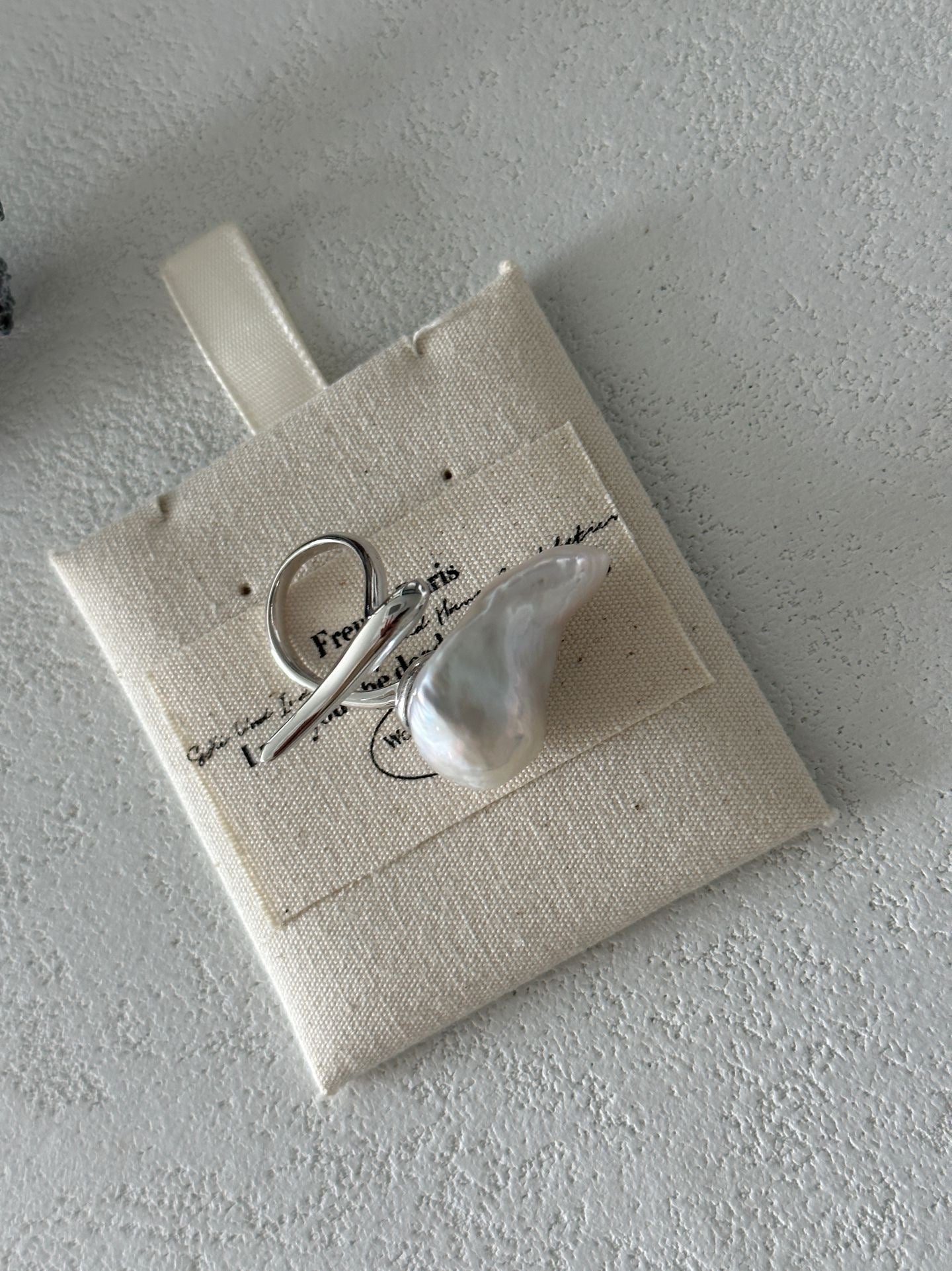Blanche Thorn Baroque Freshwater Pearl Ring