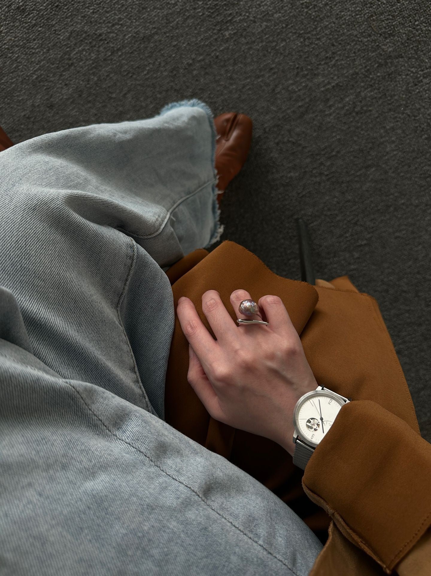 Sylph Baroque Freshwater Pearl Ring