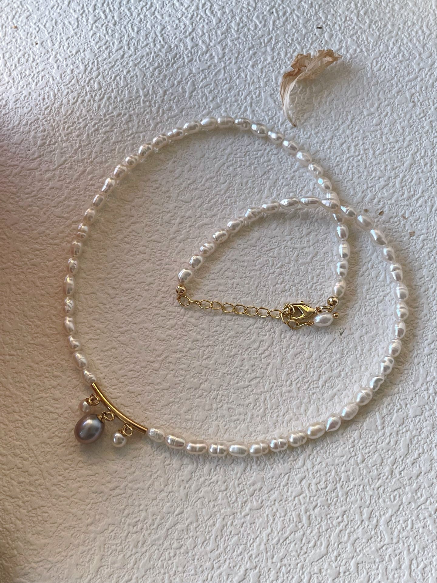 Regina Petite – Baroque Pearl Miniature Queen Necklace in 14K Gold-Fill