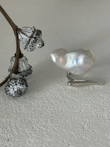 Blanche Thorn Baroque Freshwater Pearl Ring